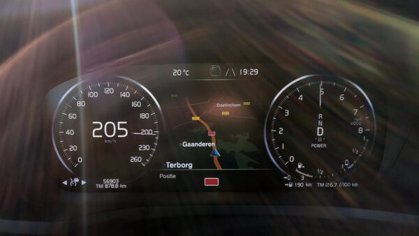 Volvo snelheidsbegrenzer / speed limiter 180 km/h - Afbeelding 3